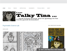 Tablet Screenshot of iamtalkytina.com